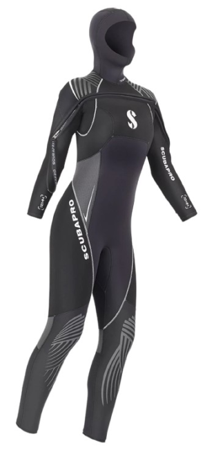 Muta umida scubapro definition 7mm con cerniera frontale