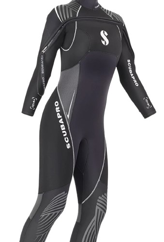 Scubapro definition 7 c/ cappuccio e cerniera frontale donna